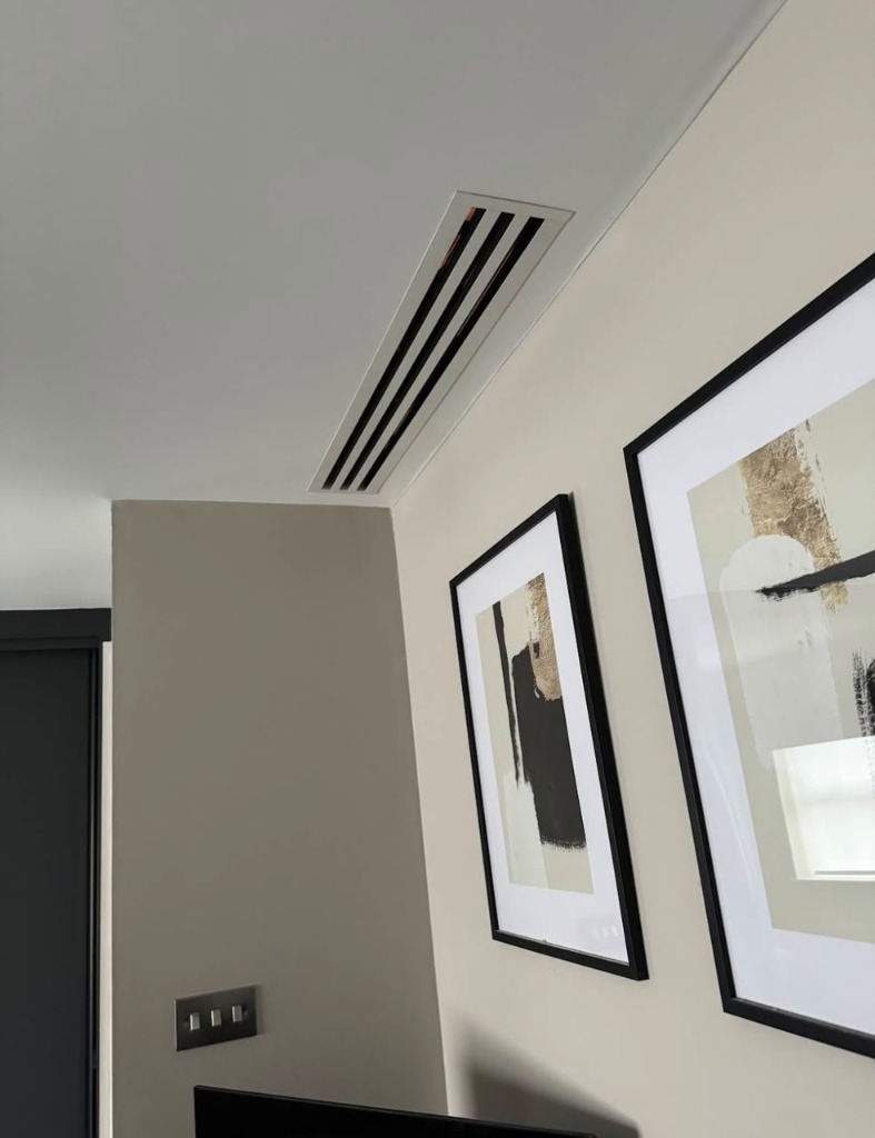 Concealed Ducted Linear Diffuser